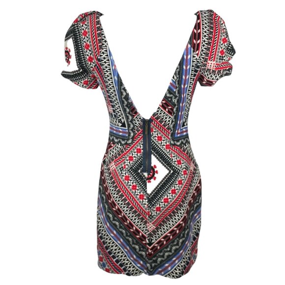 Farm Rio Corduroy Mini Dress Size Small Made In Brazil - Picture 2 of 7